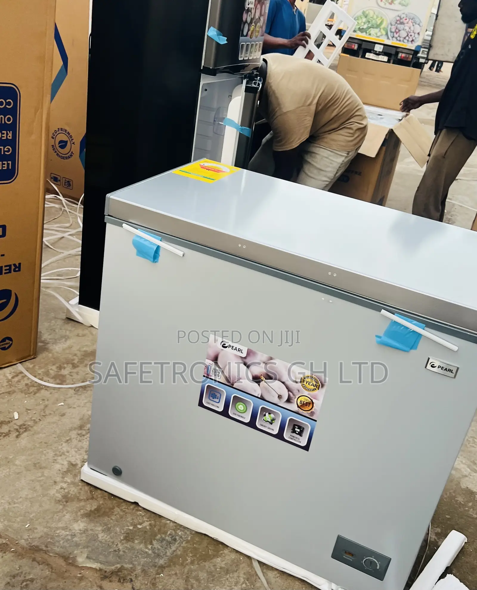 Kindly Purchase (200l) Singledoor Pearl Grey Chestfreezer
