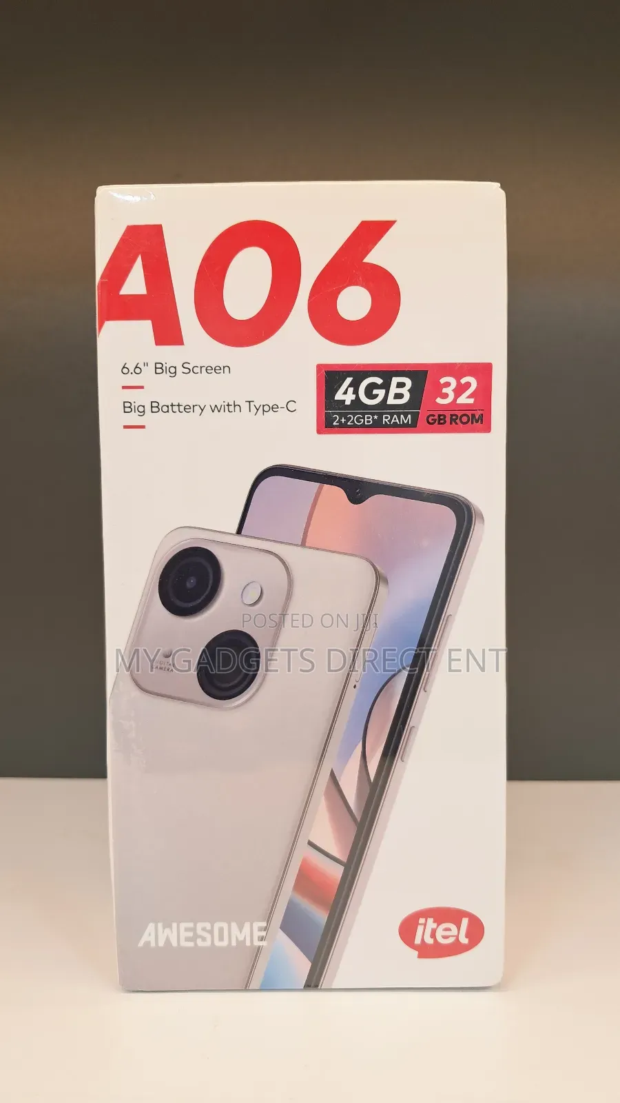 New Itel A06 32 GB Gold