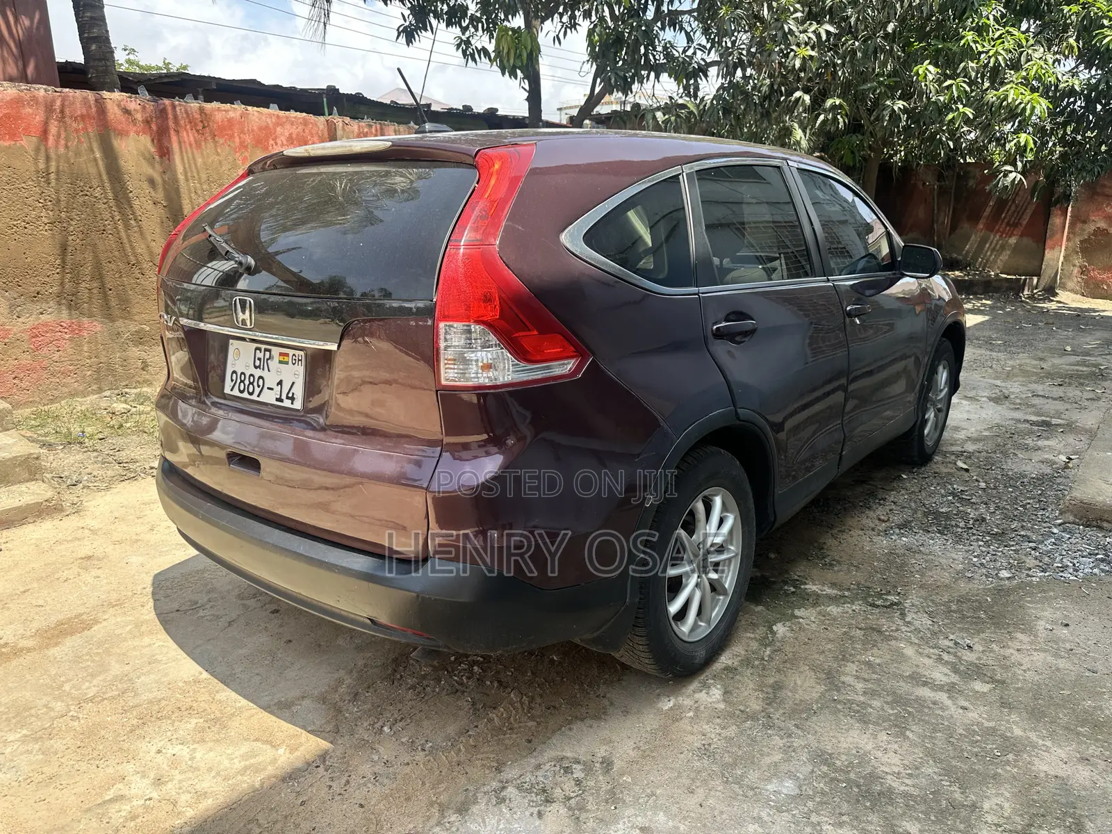 Honda CR-V 2014 Burgundy