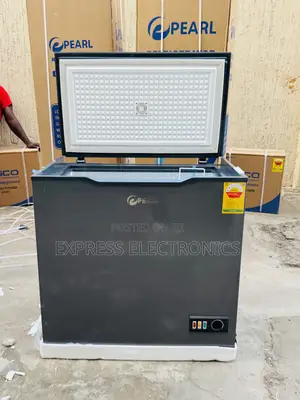 Available Now at Store PCF-2305-25y —188ltrs Chest Freezer Pearl