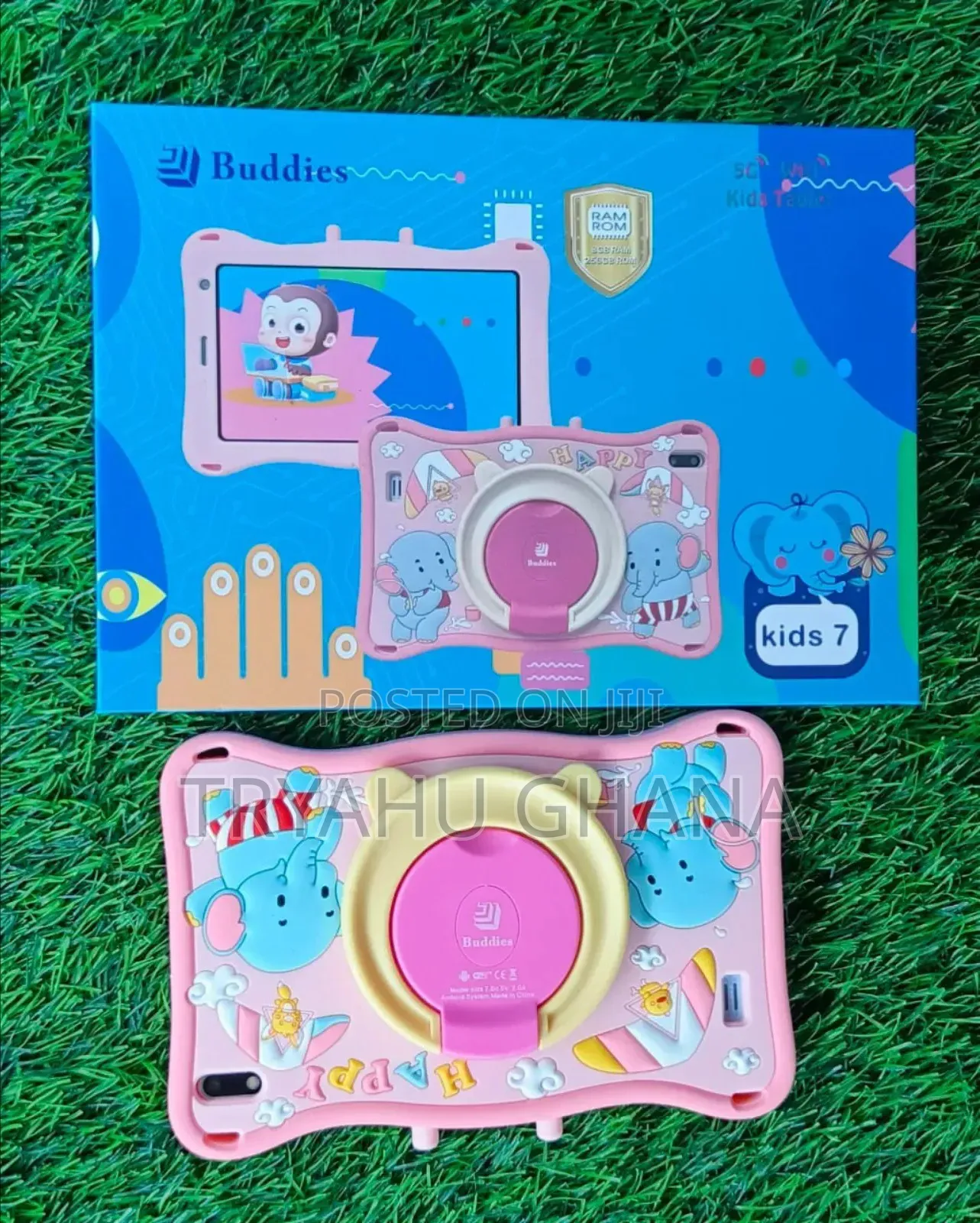 Buddies Kids Tablet 7 – 256gb + 8gb Ram | 7" Hd 5g Learning Tablet