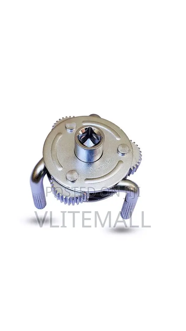 Heavy Duty Two Way Oil Filter Wrench Tool With 3 Jaw - Removal Tool