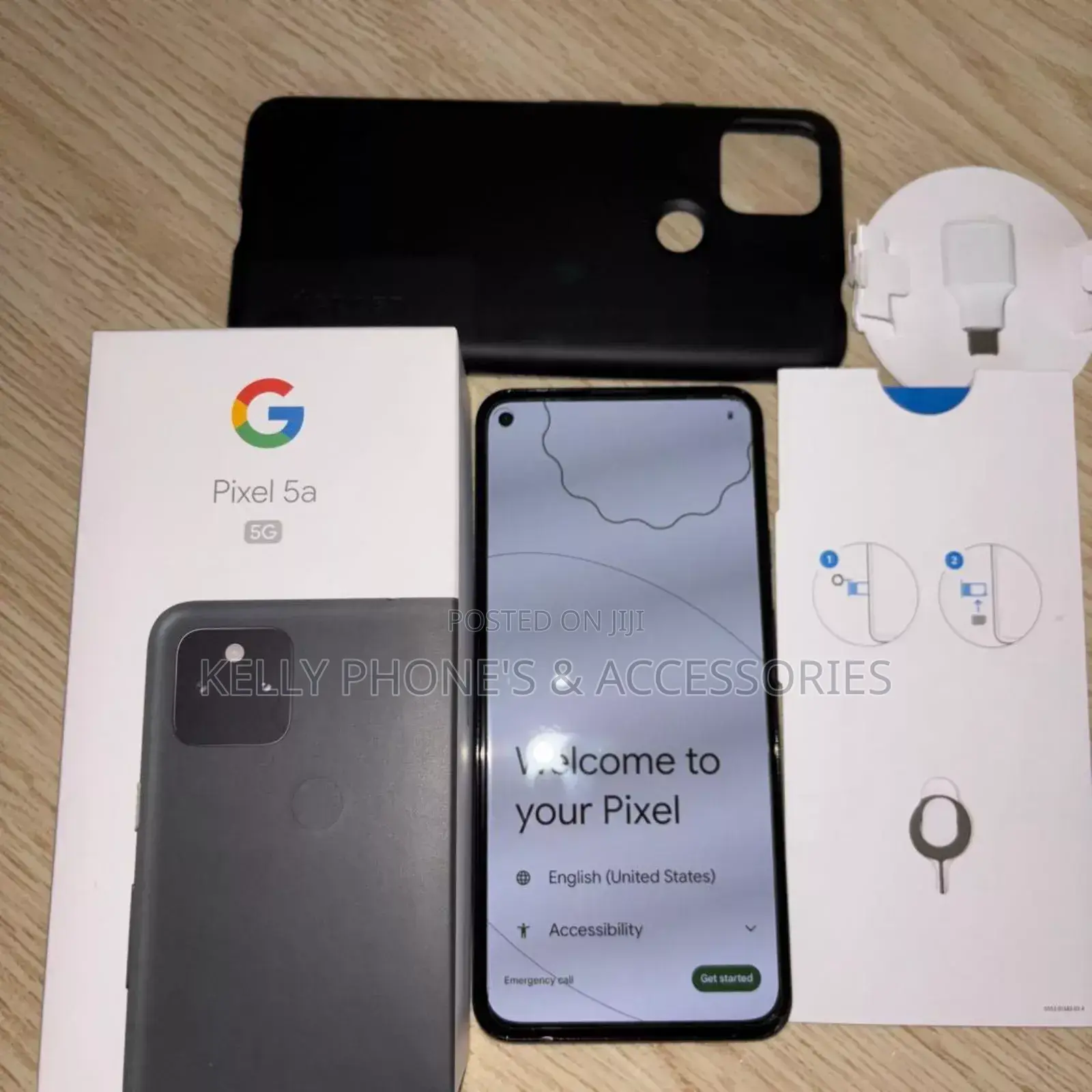 New Google Pixel 5a 5G 128 GB Black