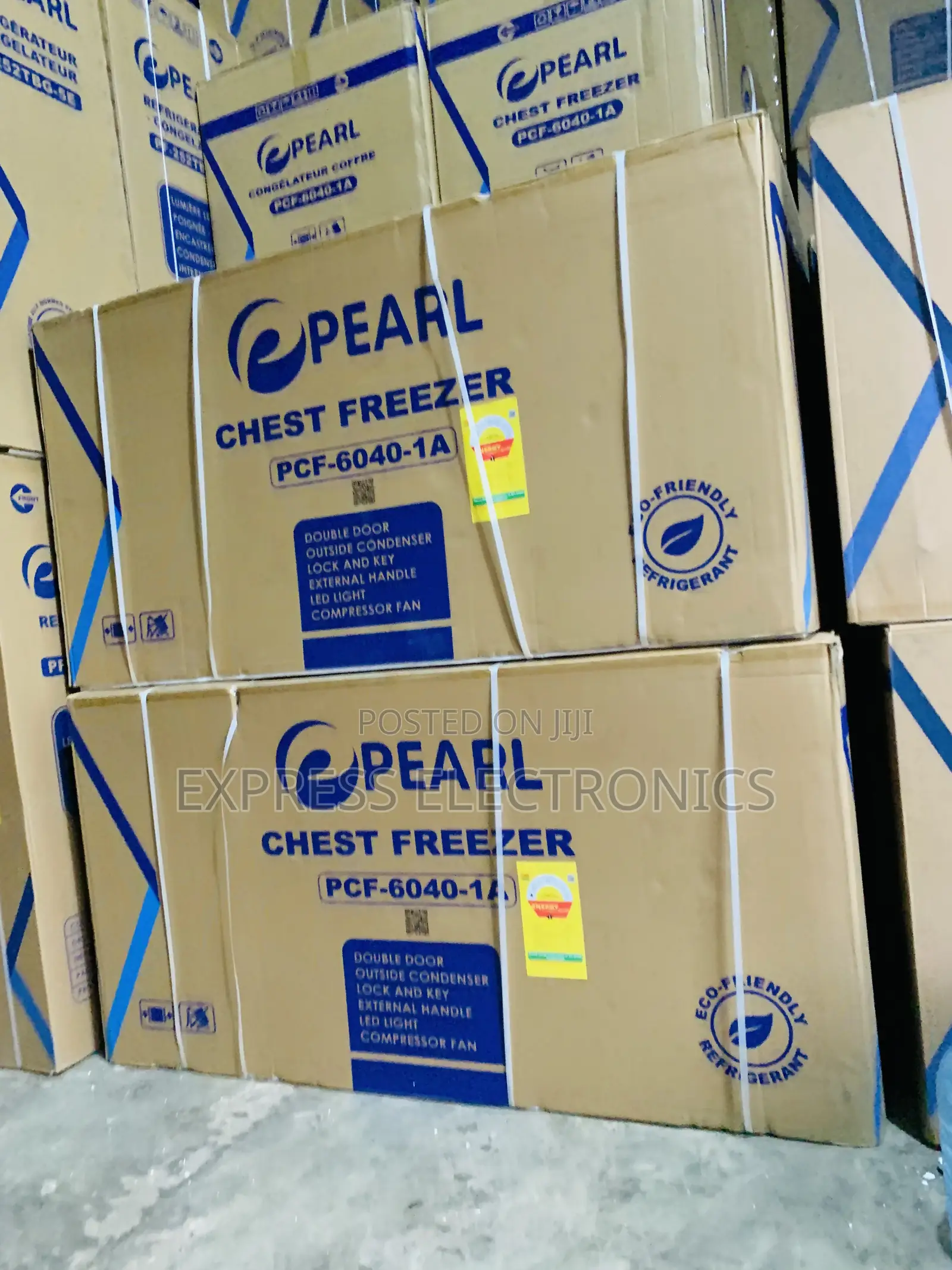 Quality Chill PCF-6040-1a —508ltrs Pearl Chest Freezer .