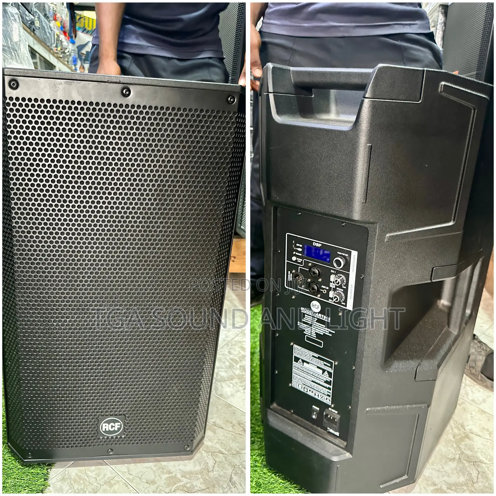 RCF 15 Inches Active Stage Monitors - Pair