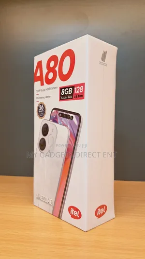 New Itel A80 128 GB Black