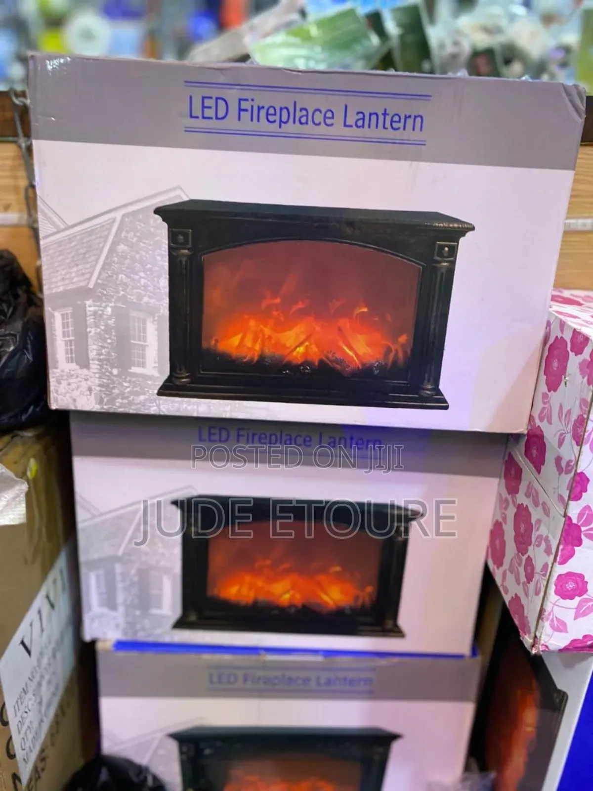 Led Fireplace Lantern