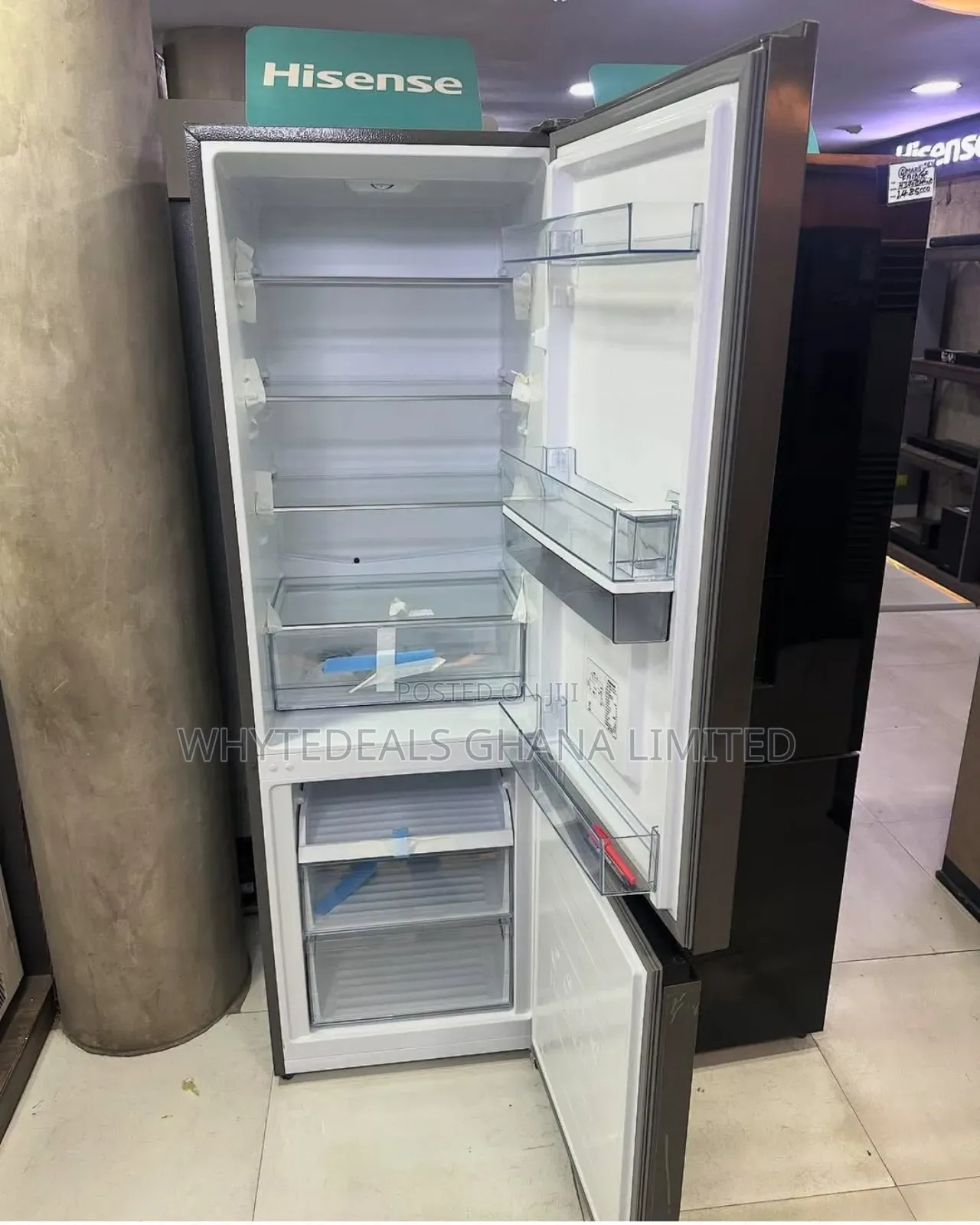 3-stars Hisense Energy Save Refrigerator| 340l| Water Dispenser|Fridge