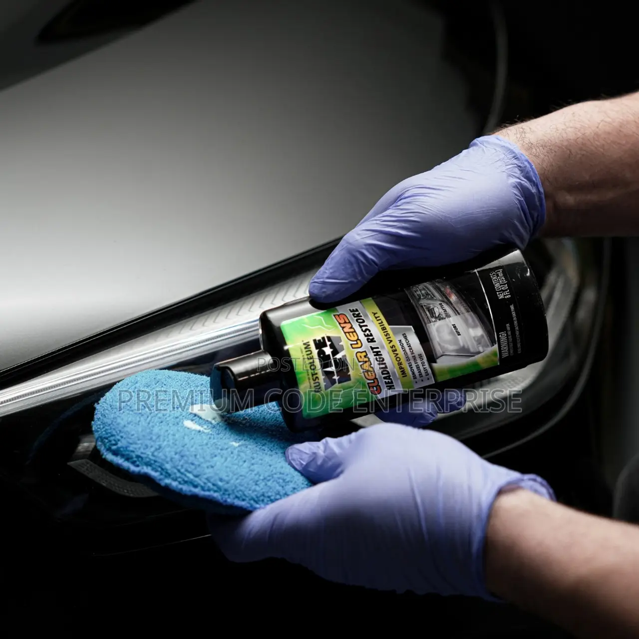 Rust-Oleum Wipe New Headlight Restore Clear Lens Polish – 8oz