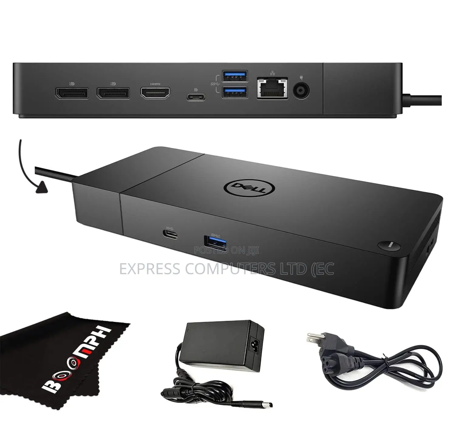 Dell Wd19s Docking Station With 180w Power Adapter and 130w Power