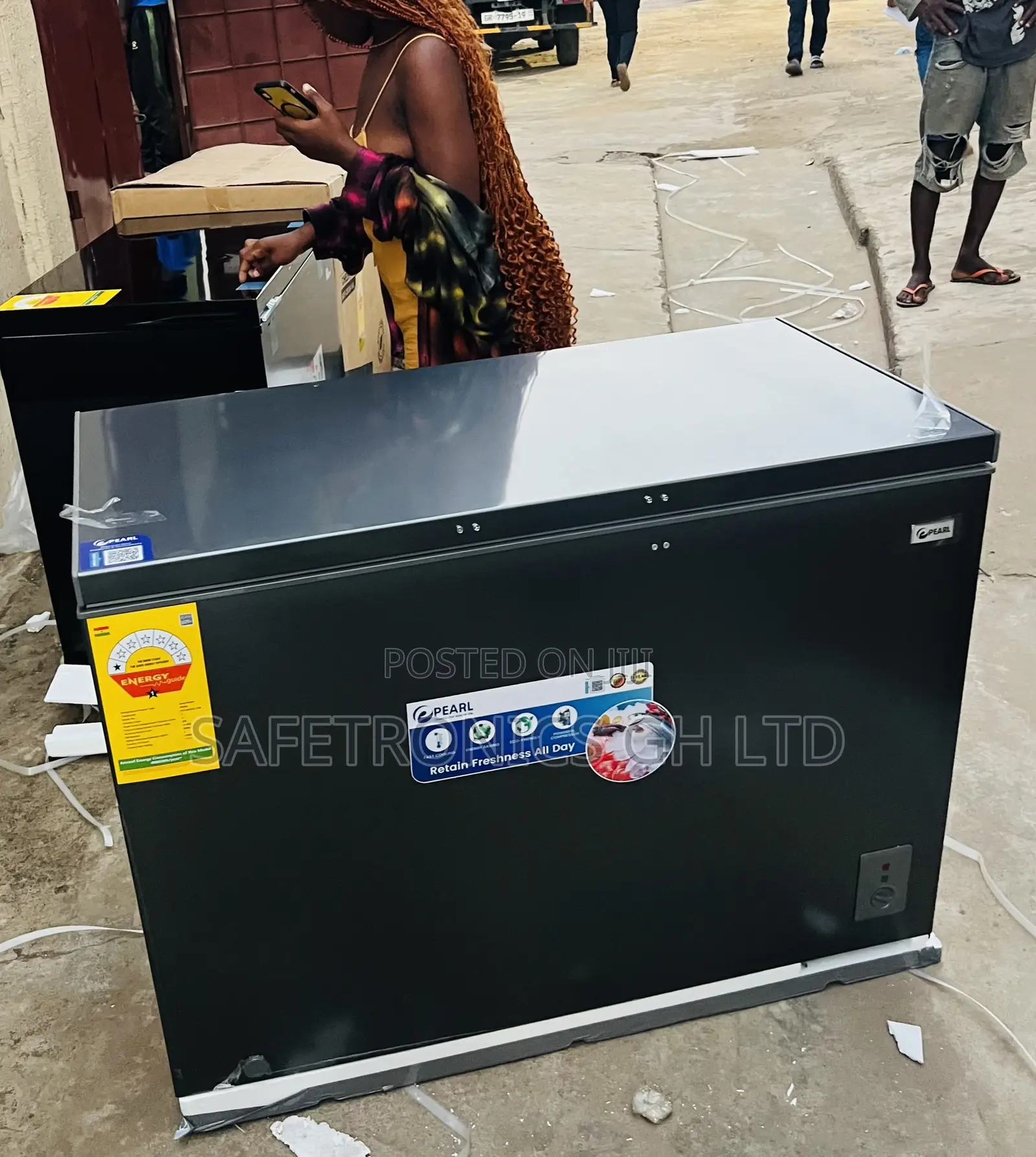1 Door Electric Dark 299liters Pearl PCF-3610oc Freezer