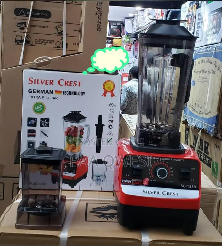 4500w Big Power Silver Crest 2 In 1 Home Use Blender