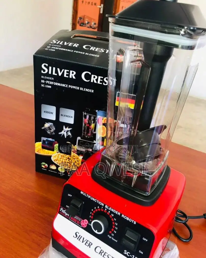 Portable Multi Commercial 4500w 2 In 1 Silver Crest Blender