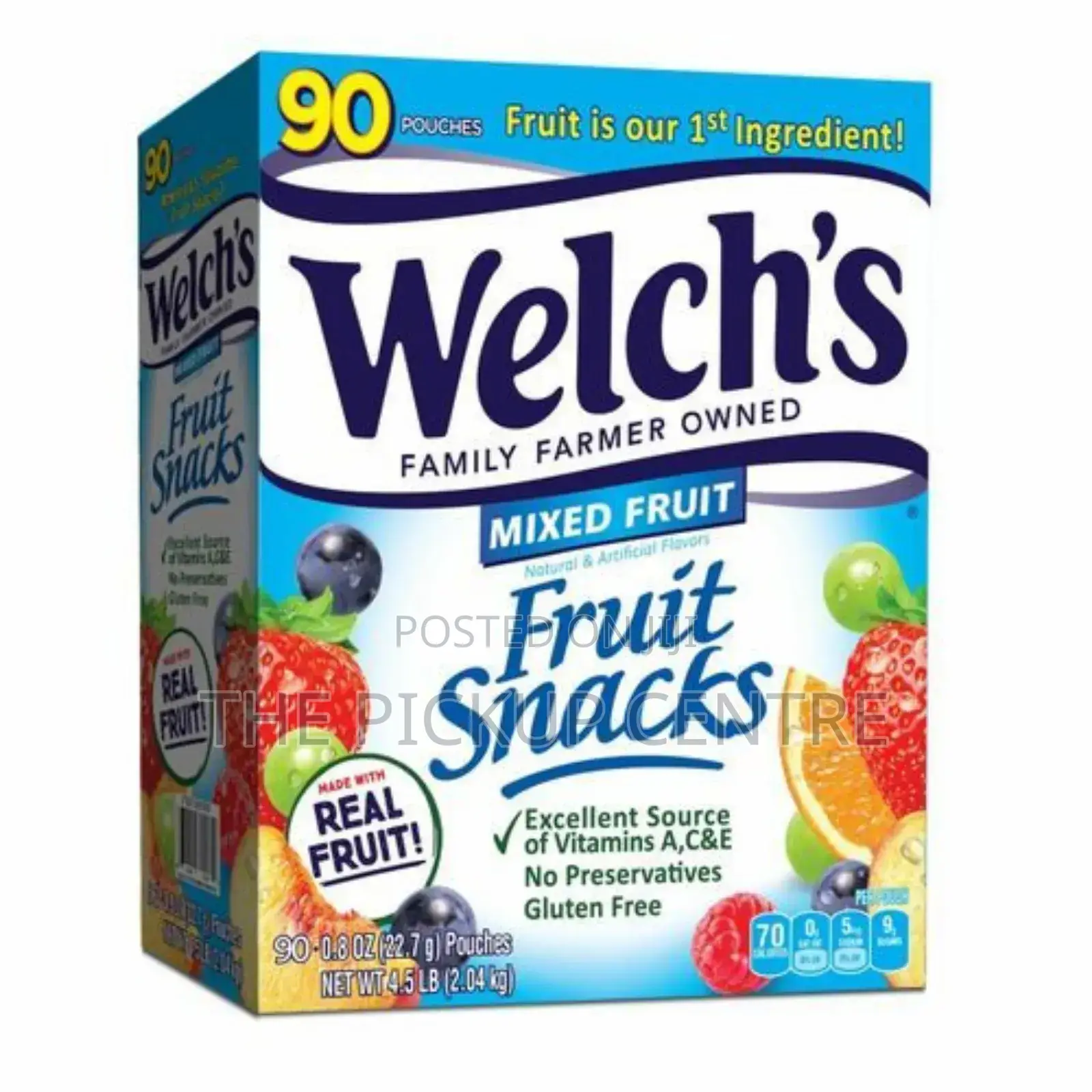 Welch's Fruit Snacks 90 Individually Packed in a Box