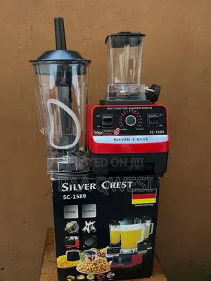 Smoothie Maker 2 In 1 Heavy Silver Crest Blender