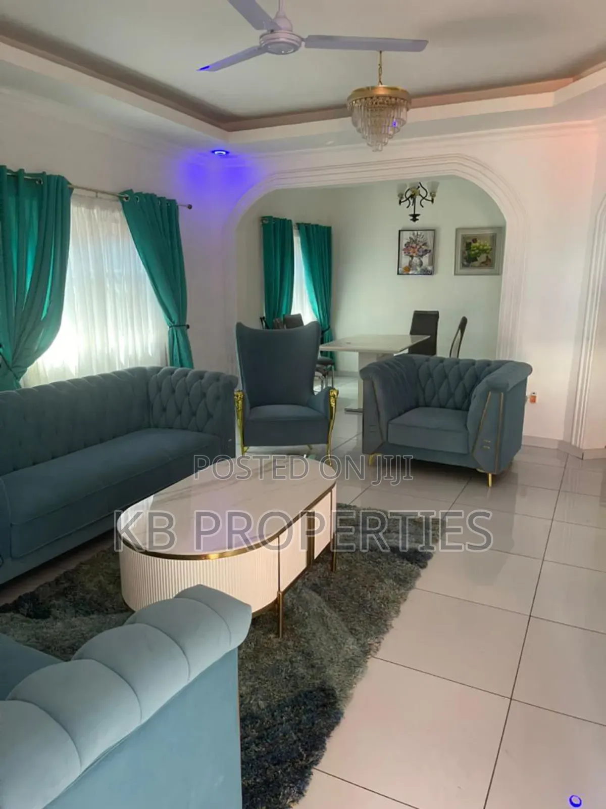 Furnished 3bdrm House in Kb Properties, Spintex for rent