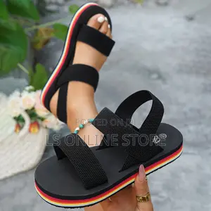 Rainbow Platform Sandals