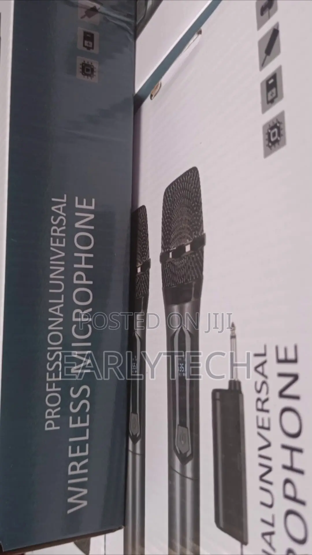 Wireless Mic / Cordless Rechargeable Microphone / 2-in-1 Dual Set