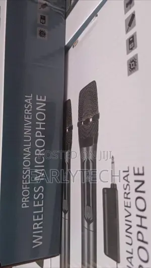 Wireless Mic / Cordless Rechargeable Microphone / 2-in-1 Dual Set