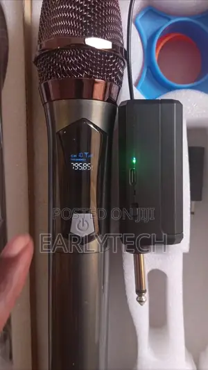 Wireless Mic / Cordless Rechargeable Microphone / 2-in-1 Dual Set