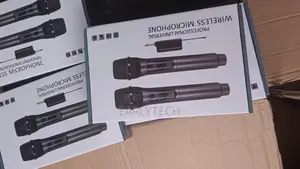 Wireless Mic / Cordless Rechargeable Microphone / 2-in-1 Dual Set