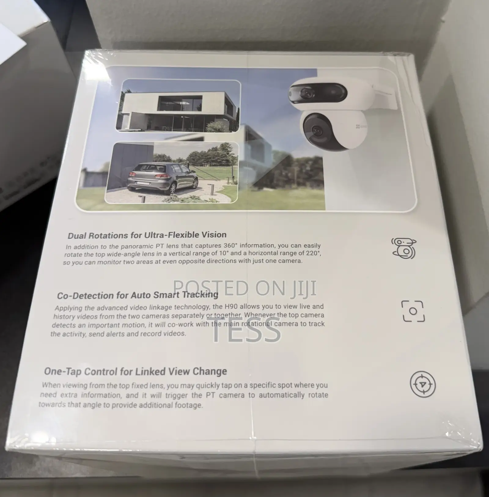 Ezviz Wifi Camera Cs-H90 Dual Lens 4mp+4mp 2way Audio