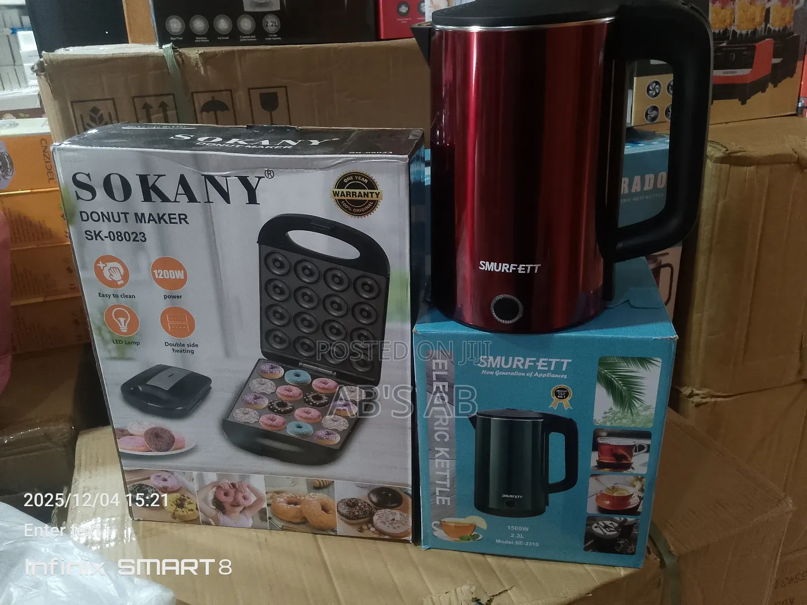 Donuts Maker and Kettle