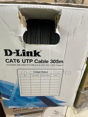 D-link Cat6 1000ft Brand Newcable