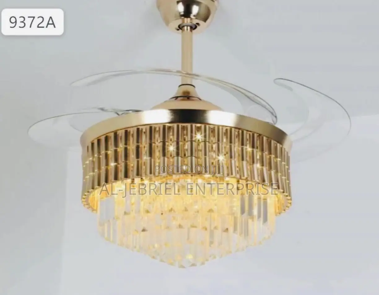Ceiling Fan Hidden Blade With Chandelier