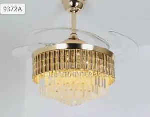 Ceiling Fan Hidden Blade With Chandelier