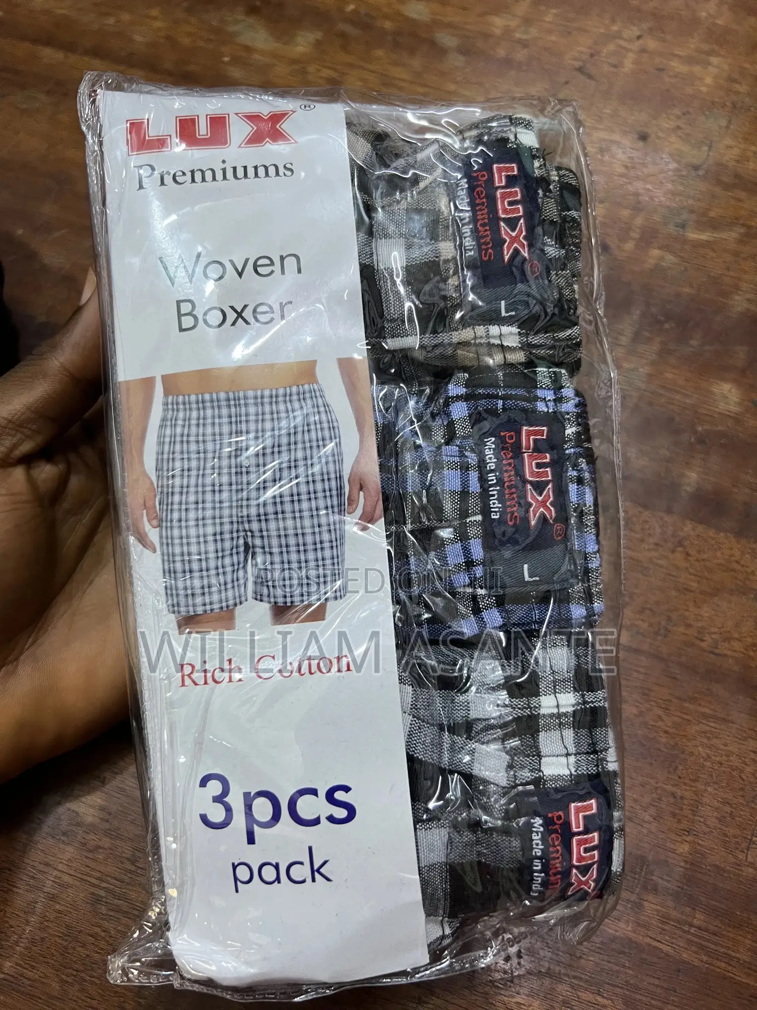 Lux Premium 3pcs Boxer Shorts