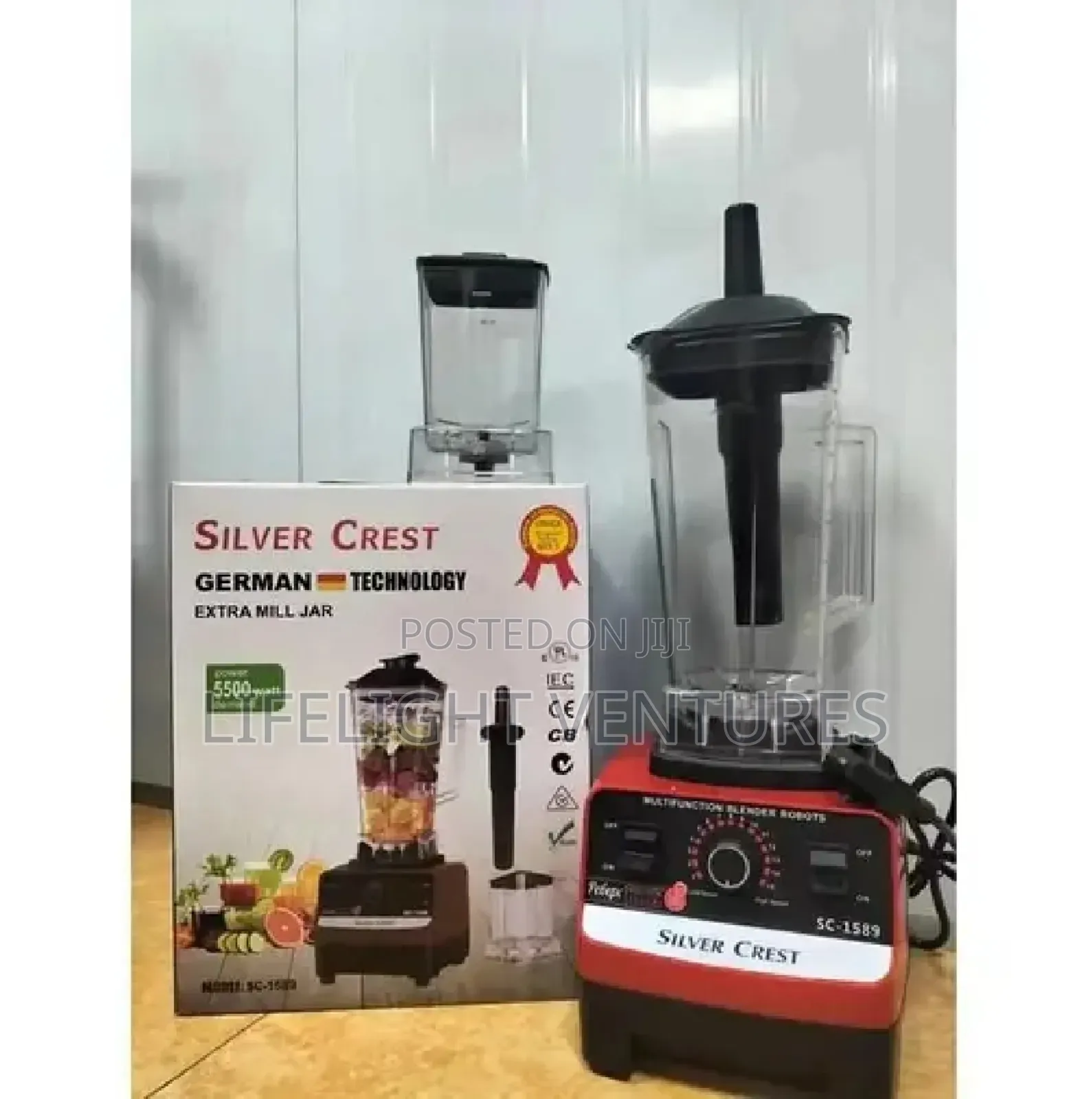 2 in 1 Silver Crest Blender