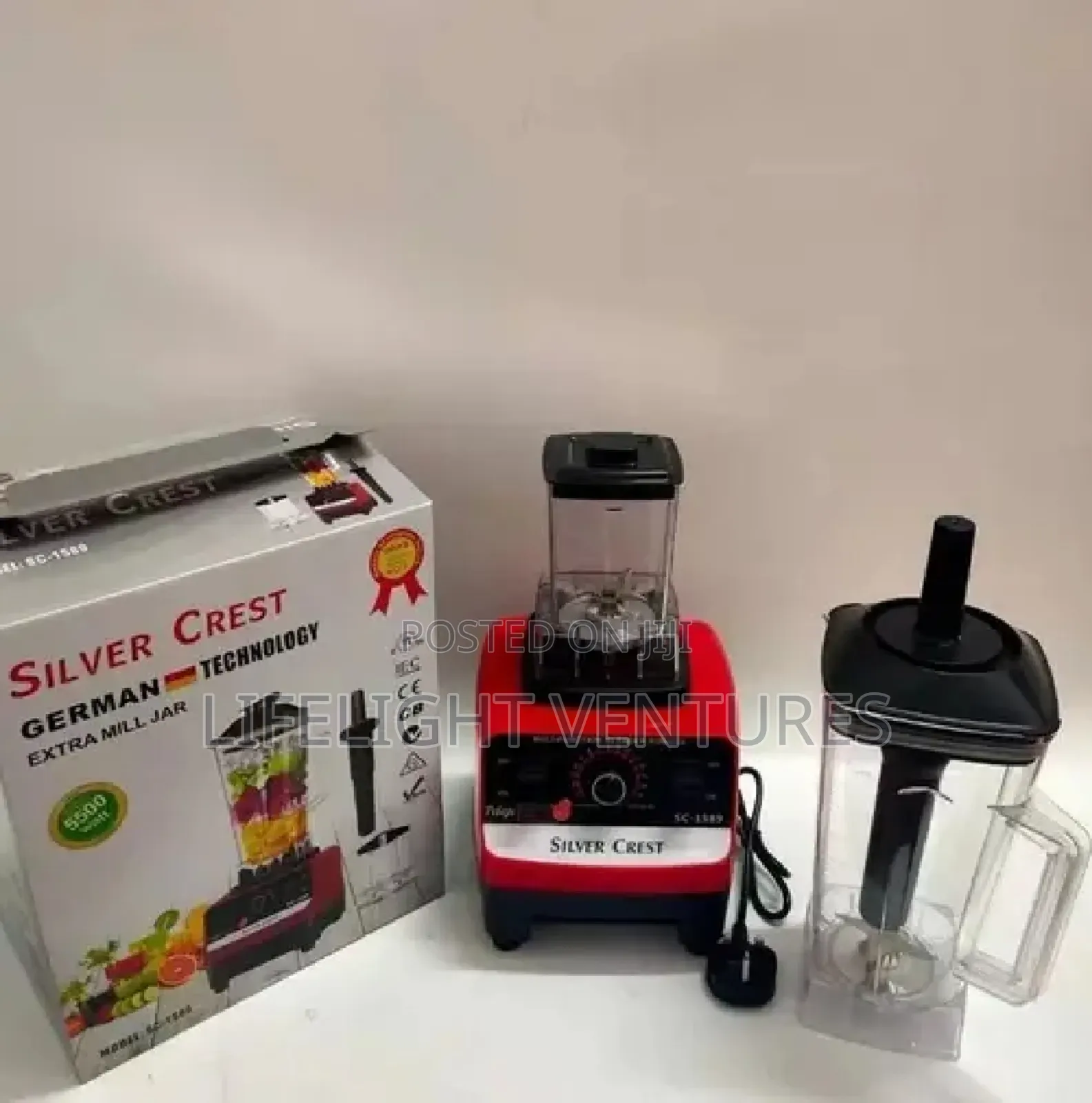 2 in 1 Silver Crest Blender