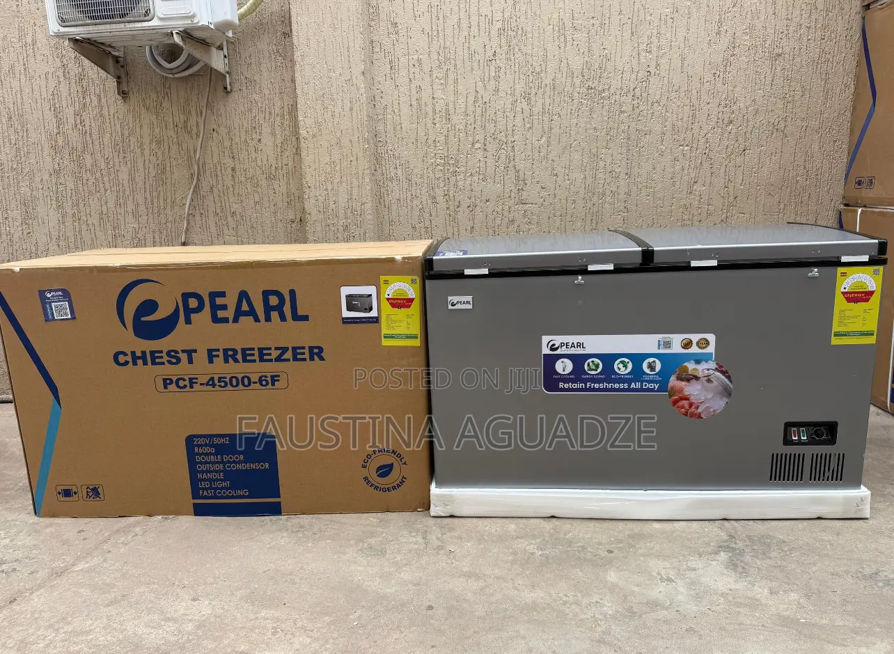 Pearl 4500. 6f 358l Double Door Chest Freezers