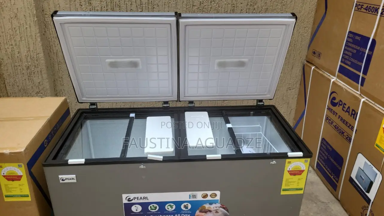 Pearl 4500. 6f 358l Double Door Chest Freezers