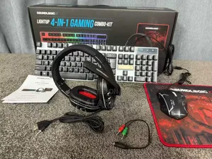 Gaming Combo Kit Light-Up 4-in-1