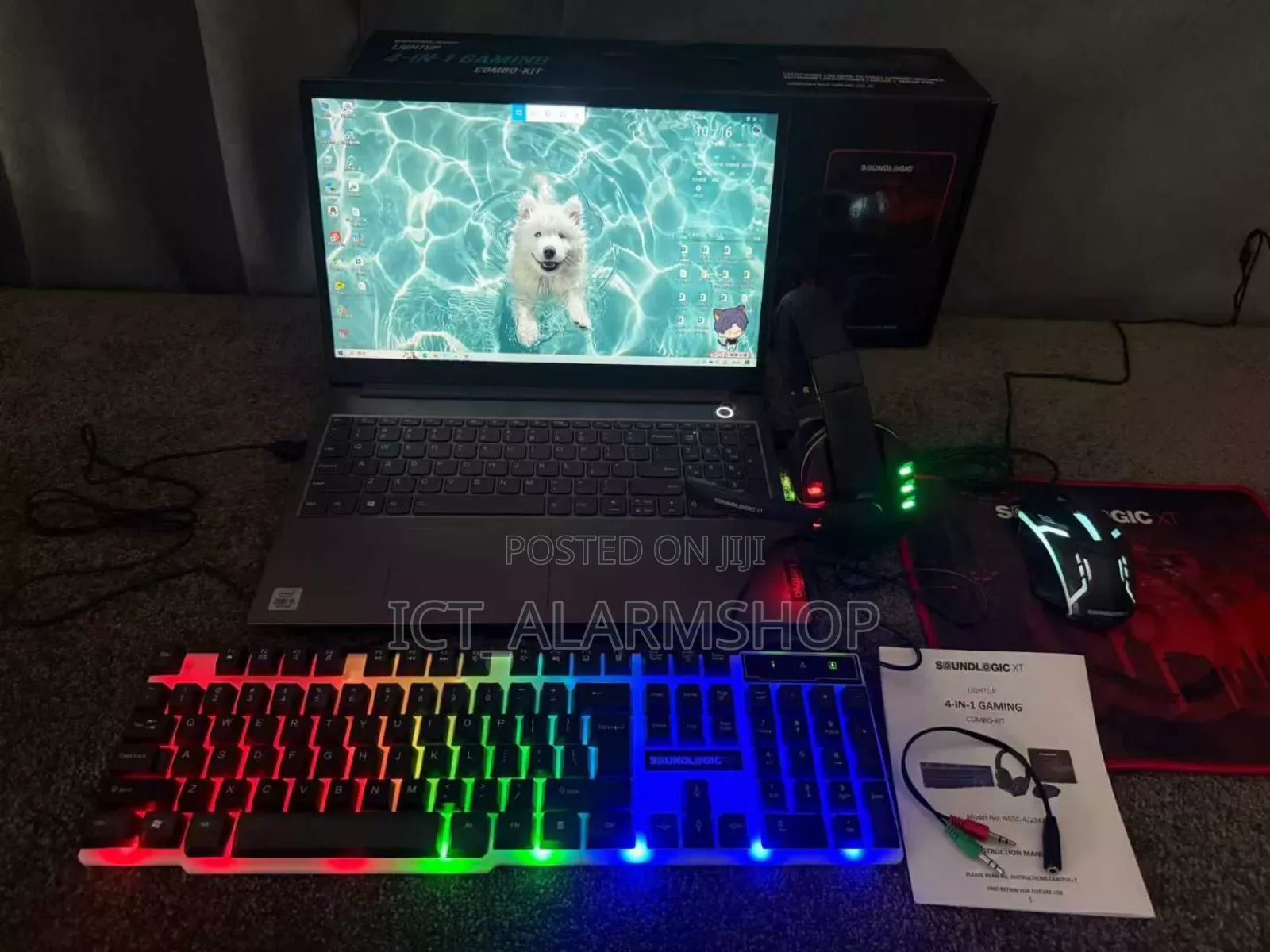 Gaming Combo Kit Light-Up 4-in-1