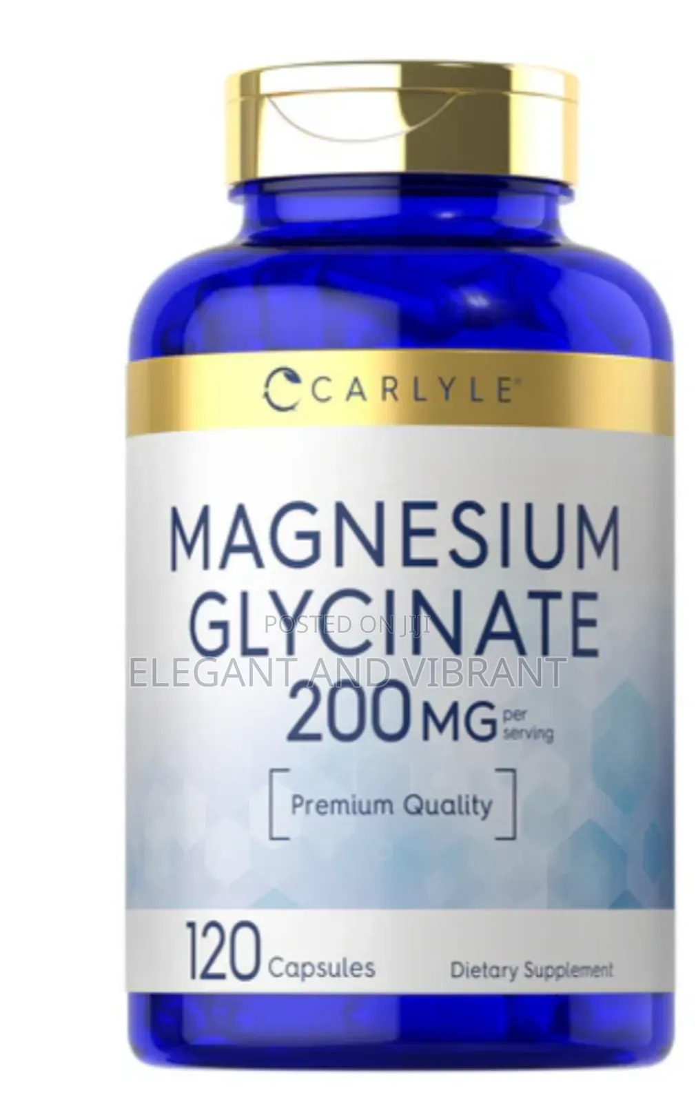 Magnesium Glycinate 200mg Per Serving | 120 Capsules