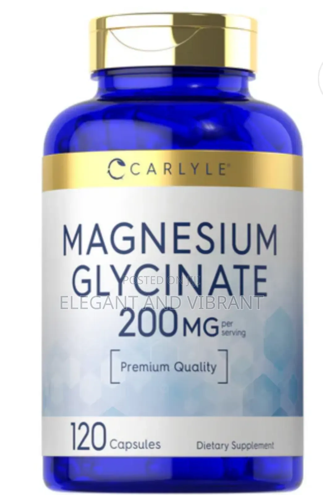 Magnesium Glycinate 200mg Per Serving | 120 Capsules