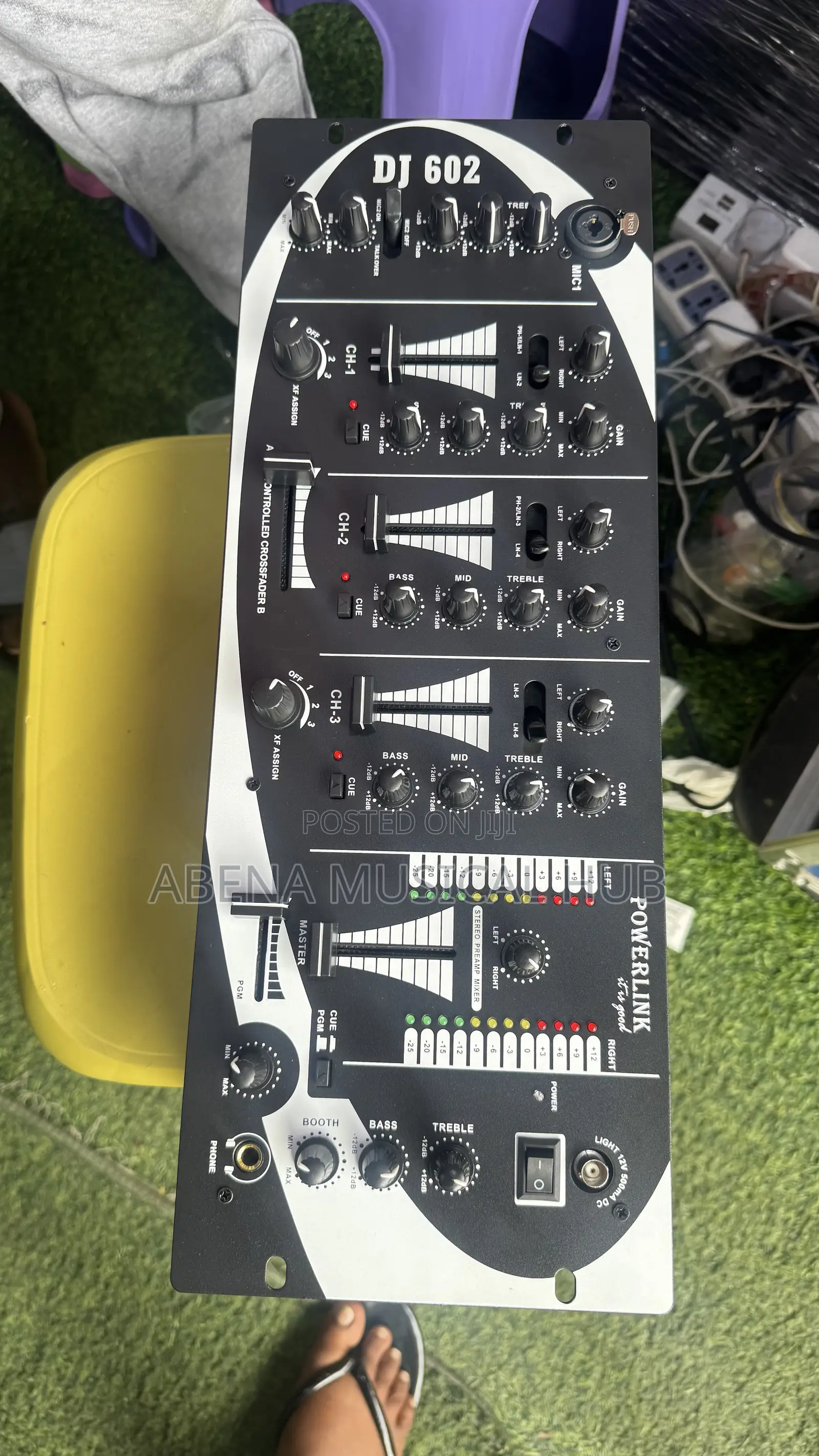 Power Link Dj 602 3 Channel Mixer