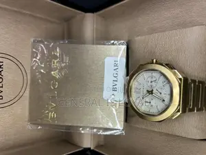 Blvgari Octo Chronograph Gold Watch.