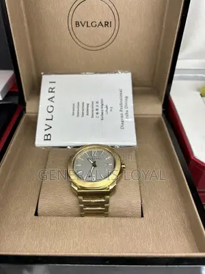 Bvlgari Diagono Scuba In Yellow Gold Grey Dial