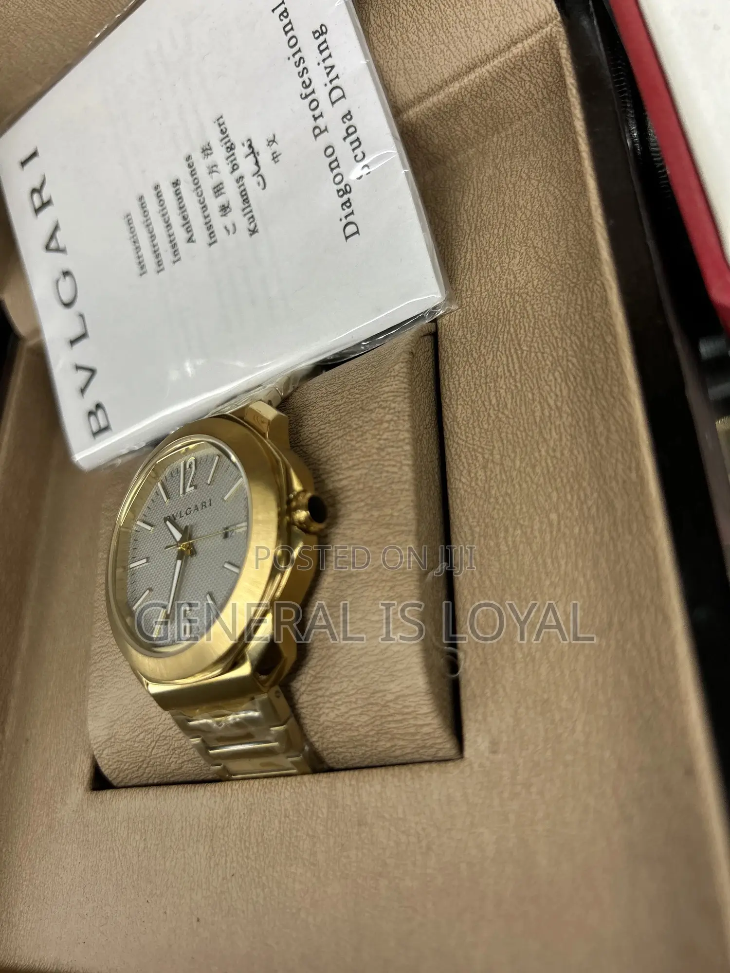 Bvlgari Diagono Scuba In Yellow Gold Grey Dial