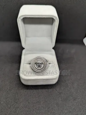 Versace Stainless Steel Rings (Swipe for More)
