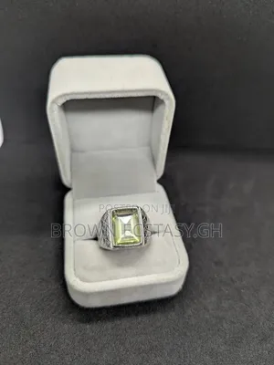 Green Stone Rings (Stainless Steel)