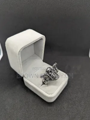 Bearded Biker Skull Ring