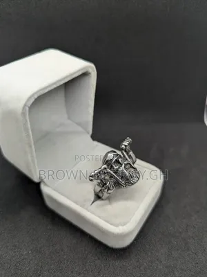 Bearded Biker Skull Ring