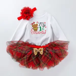 My First Christmas Newborn Baby Girls Set