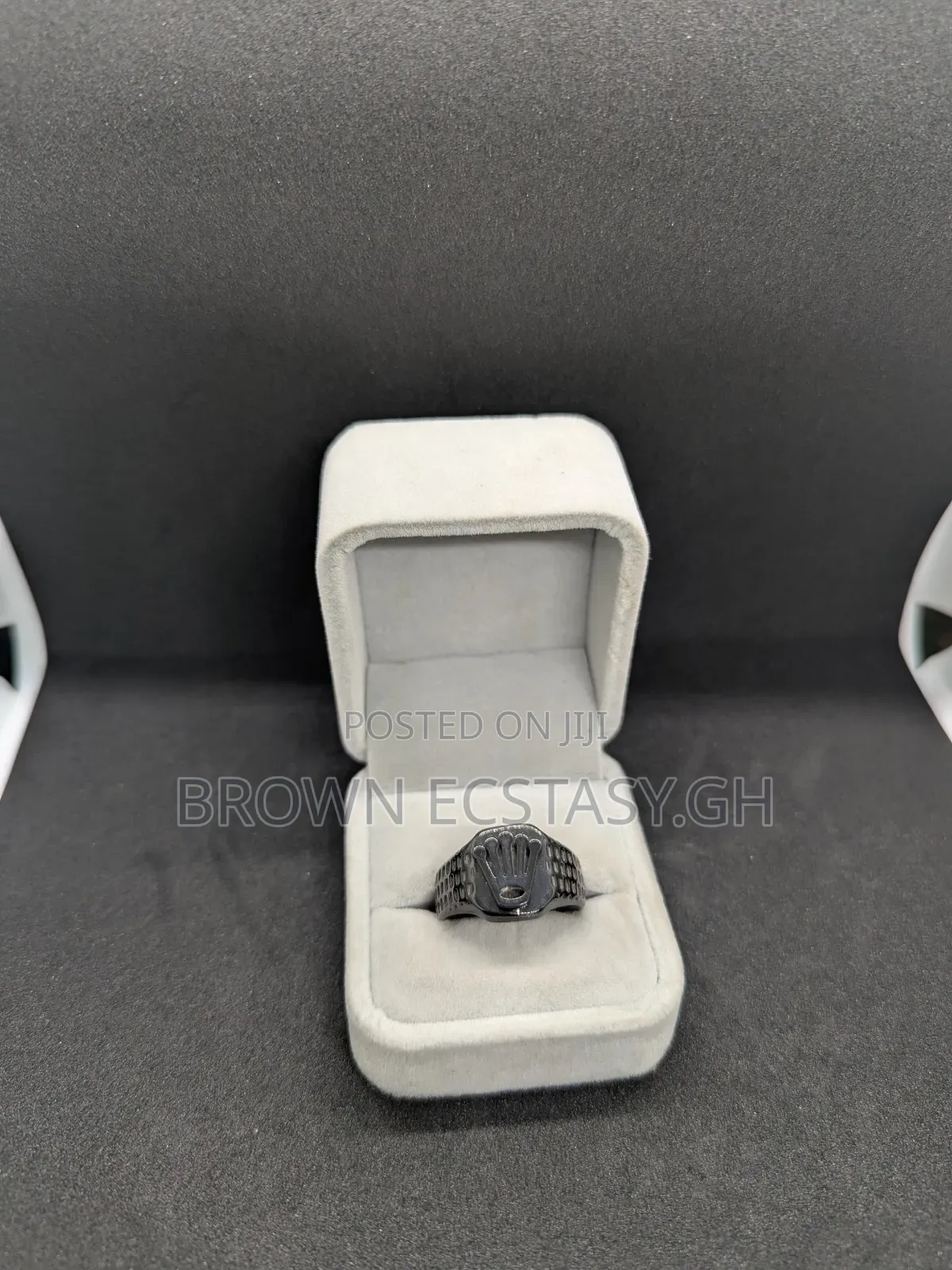 Rolex All Black Fashion Ring