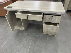 Wooden Office Table With Drawers